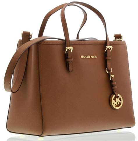 michael kors tas cognac jetset